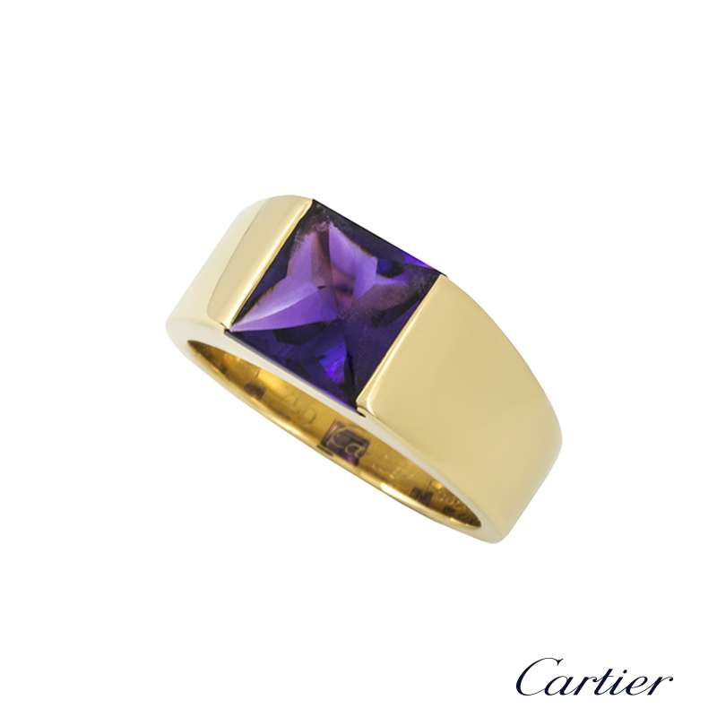 cartier ring amethyst